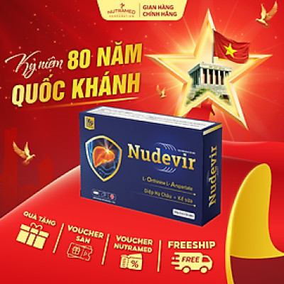 Viên uống Nudevir hỗ trợ chăm sóc sức khỏe lá gan khỏe mạnh (30 viên) - Nutramed