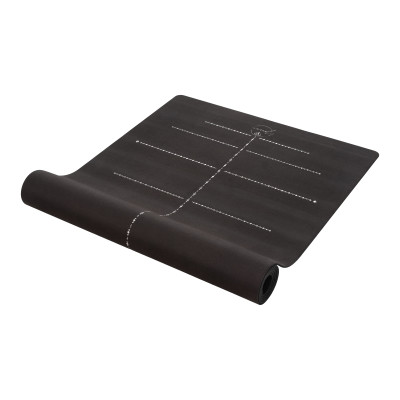 Thảm tập yoga chính hãng Yvonne, Pole Star Black (TẶNG KÈM 3 PHẦN QUÀ) dày 4mm bề mặt nhám, siêu bám, chống trơn trượt, ưa mồ hôi,