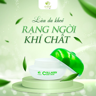Kem Collagen Moist Cream OHB MADE IN KOREA 50g.