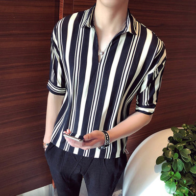 Áo sơ mi Nam ngắn tay kẻ sọc - T0208