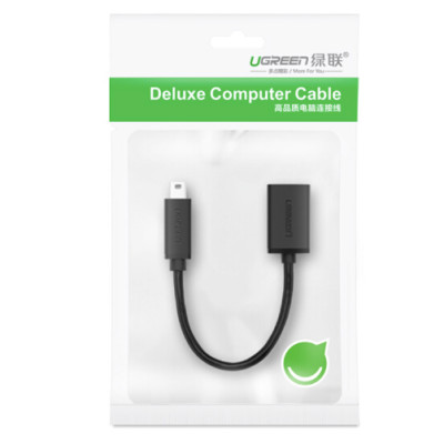 Cáp Mini USB 2.0 OTG 20Cm cắm cổng USB của xe hơi Ugreen 10383 - hàng chính hãng