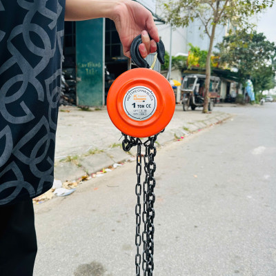 Pa lăng xích, Ba lăng xích kéo tay 1, 2, 3 tấn Kapusi Japan, xích dài 3m và 5m hợp kim thép cứng chắc