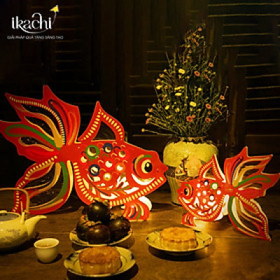 Lồng đèn Trung Thu Happy Kibu - Lồng đèn trang trí "Ký ức tuổi thơ" hình Cá (size mini)