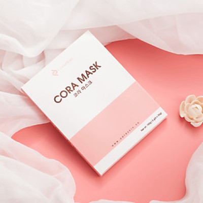 MẶT NẠ MÀNG KHÓA TRẮNG CORA MASK ( hộp 10 miếng ) (Mặt nạ giấy)