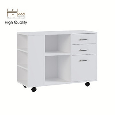 [Happy Home Furniture] COMFEE, Tủ đựng hồ sơ - kết hợp kệ sách ,  100cm x 40cm x 66cm ( DxRxC), THK_017