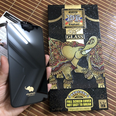 Miếng dán Cường Lực dành cho iPhone X/XS  WK Elephant 3D Bảo Vệ Toàn Diện - Siêu cứng ; Chống bám vân tay  - Hàng chính hãng