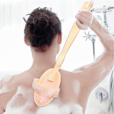 Bàn Chải Chà Lưng Đa Năng Tháo Ráp Có Tay Cầm, Gậy Chà Lưng Khi Tắm Massage BODY Sạch Bong (Hàng Chính Hãng) B123