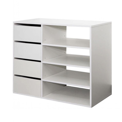 Tủ đựng giày gia đình thiết kế đẹp hiện đại SMLIFE Ruxton