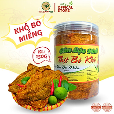 KHÔ BÒ MIẾNG TÂN LỘC PHÁT - HŨ 150G