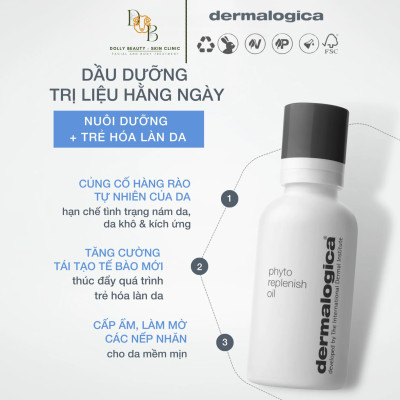 Dầu phục hồi hàng rào bảo vệ da PHYTO REPLENISH OIL của Dermalogica - Dolly Beauty