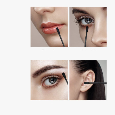 Dụng cụ trang điểm  làm đẹp  sức khỏe - Set hộp 200c tăm bông ráy tai lớn cao cấp với 2 đầu tăm thiết kế hình dáng khác nhau làm sạch sâu bên trong , phù hợp cho mọi người