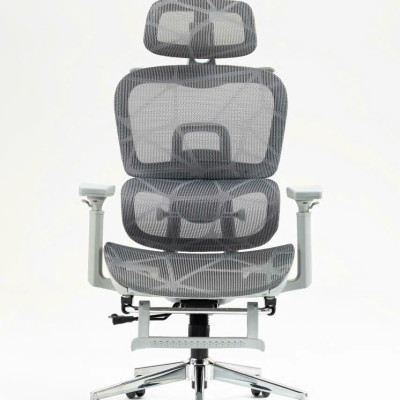 Ghế Công Thái Học Văn Phòng New Beginning NB900 – Ghế Xoay Lưng Lưới, Kèm Tựa Đầu, Tay Đa Năng