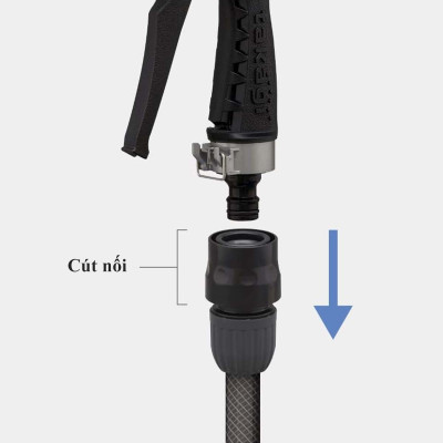 Vòi tưới cây kim loại kẽm Takagi QG555