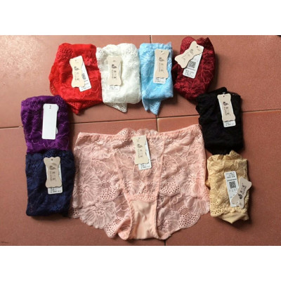 Bộ 10 Quần Lót Ren Hoa Cho Người Béo Mập, Bầu Cao Cấp