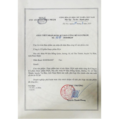 Mật Nhân PQA Giúp Bồi Bổ Sức Khỏe, Hỗ Trợ Tăng Cường Sinh Lực, Sinh Lý Nam Và Mạnh Gân Cốt Hộp 150 Viên