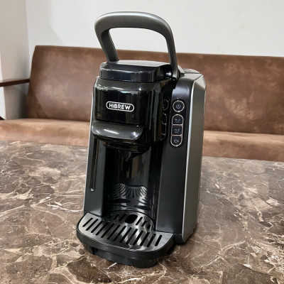 Máy pha cà phê 4 trong 1, Espresso, Viên Nén Nespresso, Nescafe Dolcegusto, Kcup thương hiệu Mỹ cao cấp HiBREW H6 - Hàng Nhập Khẩu