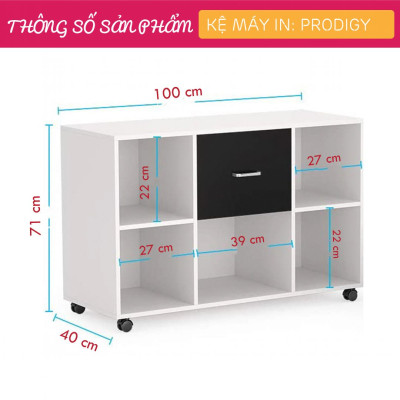 Kệ máy in, tủ hồ sơ SMLIFE Prodigy