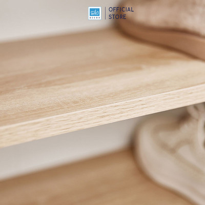Kệ Giày Gỗ Ngăn Phòng Đa Năng SIB Decor Để Sách, Đồ Trang Trí Hiện Đại KG32