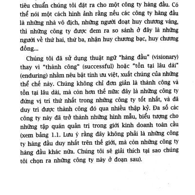 Xây Dựng Để Trường Tồn - Các Thói Quen Thành Công Của Những Tập Đoàn Vĩ Đại Và Hàng Đầu Thế Giới (Tái Bản 2022)