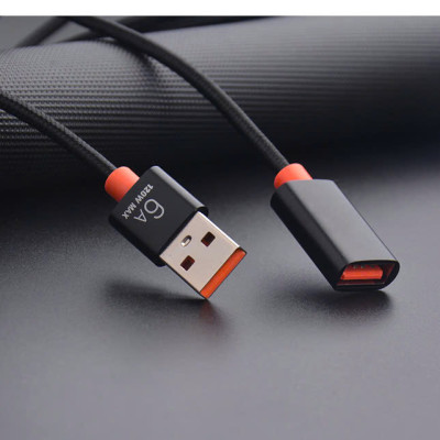 Cáp mở rộng USB 3.0, 2.0 hiệu Li-Top nối dài đầu đực sang đầu cái, dây bện dài 1.5 mét, hàng chính hãng