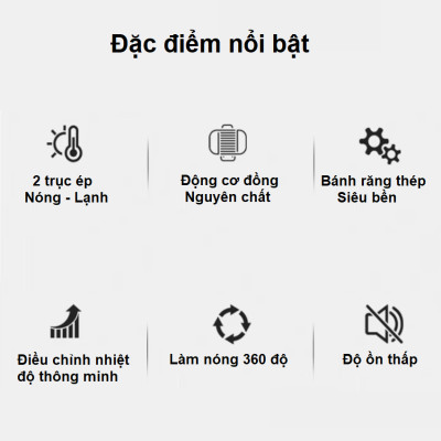 Máy ép dầu Nóng và Lạnh, dùng trong gia đình hoặc nhà hàng. Thương hiệu Anh Quốc AOSIDA cao cấp WF-J118. Hàng chính hãng