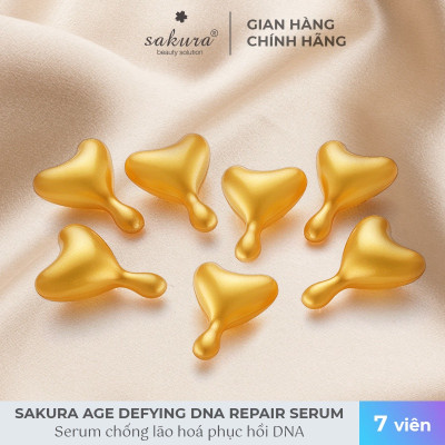 [Quà tặng] 14 viên Serum dưỡng da chống lão hóa Sakura Age Defying DNA Repair Serum 