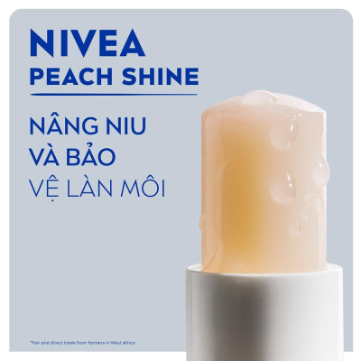 Son Dưỡng Môi Đào Nivea 4.8g