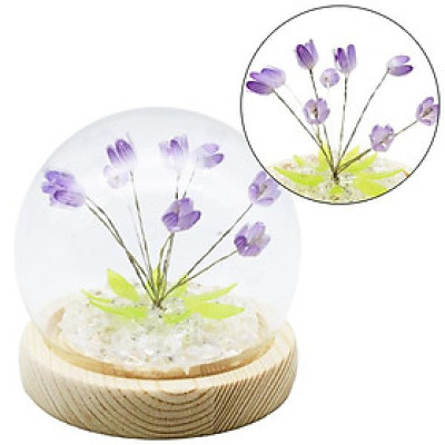 Đèn Trang Trí Hoa Tulip 9 Bông - Tùng Phát - TP-1670 - Màu Tím