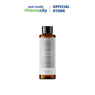 DrCeutics Dung Dịch Tẩy Da Chết Nền Cồn Basic BHA 2% In Alcohol 100ml/Chai