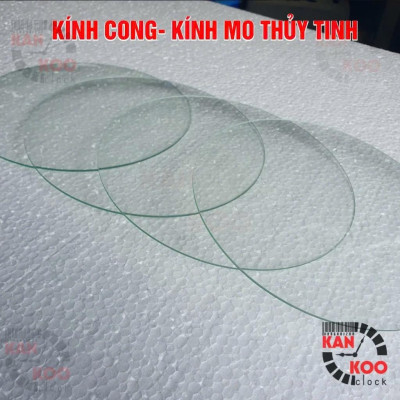 Kính CONG (MO) hình TRÒN 17CM-39CM – Thủy tinh cao cấp cho đồng hồ treo tường, đồng hồ cổ