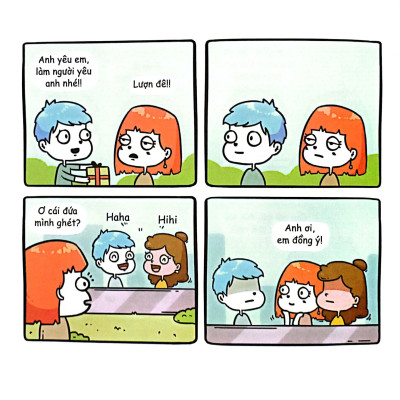 Sách - Công Chúa Tóc Cam - Yêu Đương Vui Phết (Trừ Những Lúc Không)