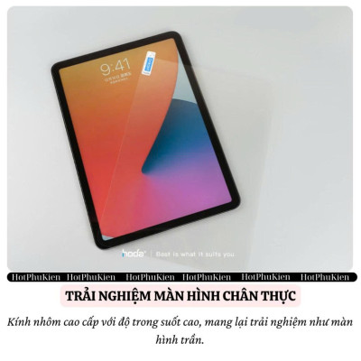Kính Cường Lực HODA Glass Screen Cho iPad Pro / Air 6 (11 inch & 13 inch – M4, M2, 2024) – Độ Cứng 9H, Full HD, Vát 2.5D - Hàng nhập khẩu