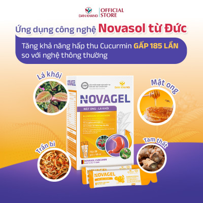 Combo 3 Hộp Viên Uống Tinh Chất Nghệ Hỗ Trợ Giảm Đau Dạ Dày Novacurmin Hộp 30v + 1 Hộp 20 Gói Uống Hỗ Trợ Giảm Đau Dạ Dày Novagel