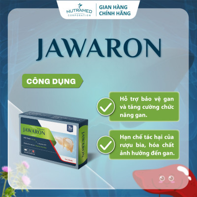 Viên uống Jawaron hỗ trợ chống viêm gan, giải độc và bảo vệ gan (30 viên) - Nutramed