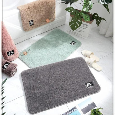 Thảm Lau Chân Nhà Tắm Phòng Khách Cao Cấp Chống Trượt Phần Lông Dày Tạo Cảm Giác Mềm Mại Thoải Mái- Giao Màu Ngẫu Nhiên