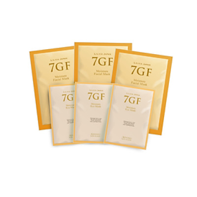 Mặt nạ cấp ẩm siêu tốc, trẻ hóa, săn chắc tươi mới - 7GF Facial Mask x 3, 7GF Eye Mask x 3