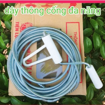 CUỘN DÂY LÒ SO THÔNG TẮC CÁC LOẠI ỐNG CỐNG THOÁT NƯỚC GIA ĐÌNH THÔNG MINH DÀI 5M