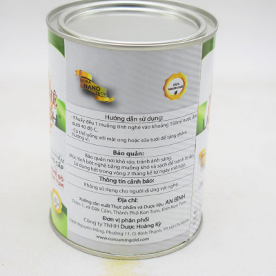 Tinh bột nghệ Ulnatech (Nano Curcumin) - Chuyên dạ dày, viêm loét, đep da, phụ nữ sau sinh [250gr]