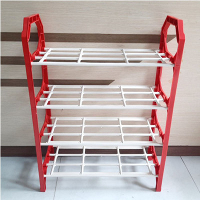 Kệ Để Giày Dép 4 Tầng Bằng Nhựa Cao Cấp Tiện Lợi Phiên Bản Mới Dễ Dàng Lắp Ghép Giao Màu Ngẫu Nhiên