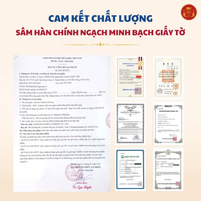 Thái cực sâm củ khô 300g – số 10 (10củ special) – Daedong