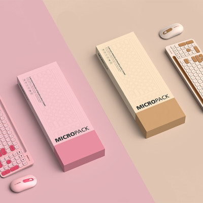 Bộ bàn phím kèm chuột không dây MicroPack Lifestyle KM-238W Có Khe Dựng Máy Tính Bảng, Điện Thoại Kết Nối 03 Thiết Bị Hàng Chính Hãng