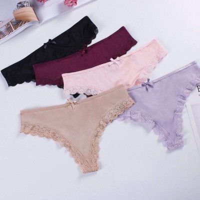 Quần Lót Nữ Lọt Khe Thun Lạnh Viền Ren Vicky 1206 – Mỏng Mịn, Không Lộ Viền