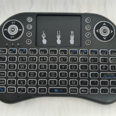 Bàn phím Wireless mini UKB500- Bàn phím không dây mini keyboard kiêm chuột cảm ứng đa năng wireless - Hàng chính hãng