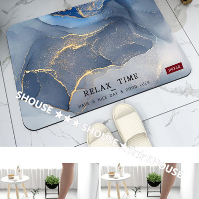 Thảm Lau Chân Chùi Chân Silicon trải sàn nhà bếp siêu thấm hút nước chống trơn trượt cao cấp đế cao su chất siêu dày