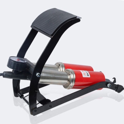 Bơm đạp chân 2 piston xi lanh cao cấp để bơm xe đạp, xe máy, ô tô, bóng, phao