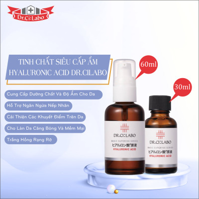Tinh Chất Dưỡng Ẩm Và Ngăn Lão Hóa Dr.Ci:Labo Hyaluronic Acid Basic Super 100 Series (30 mL)