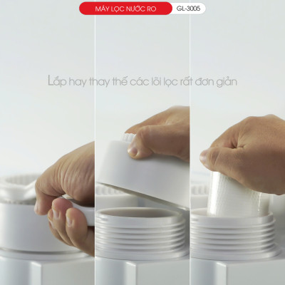 Máy lọc nước treo tường Gali công nghệ lọc RO Gali GL-3005 2 in 1 nước nóng nước mát. Hàng chính hãng bảo hành 12 tháng.
