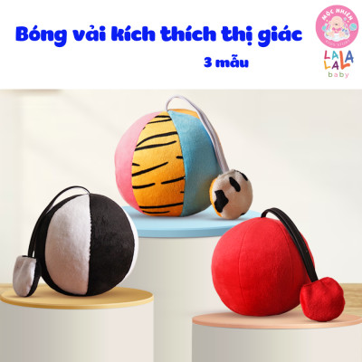 Đồ Chơi Bóng Vải Xúc Xắc Vui Nhộn Kích Thích Thị Giác Cho Trẻ Sơ Sinh Look, Look! Ball - Lalala Baby
