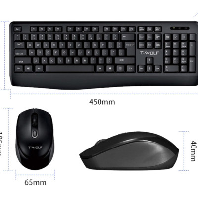 Bộ Phím Chuột T-Wolf TF100 – Hàng Chính Hãng