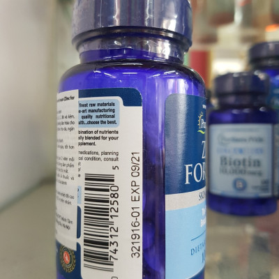 Thực phẩm bảo vệ sức khỏe Kẽm hỗ trợ trị mụn - Zinc for Acne